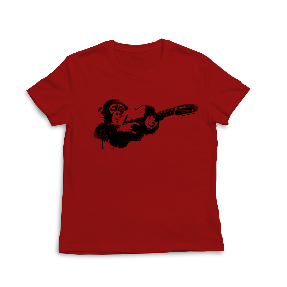 "Affe" T-Shirts Herren/Damen (rot/schwarz) - € 20,-