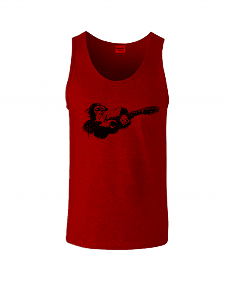 "Affe" Tank Tops Herren/Damen (rot/schwarz) - € 20,-